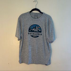 Patagonia Short-Sleeve Capilene Logo T-Shirt Size M